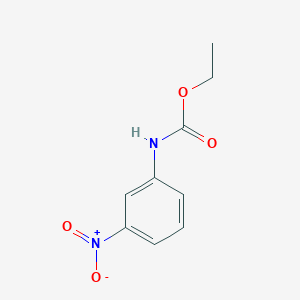 molecular formula C9H10N2O4 B1605204 （3-硝基苯基）氨基甲酸乙酯 CAS No. 6275-72-5
