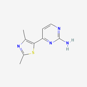 4-(2,4-Dimethyl-1,3-thiazol-5-YL)pyrimidin-2-amine