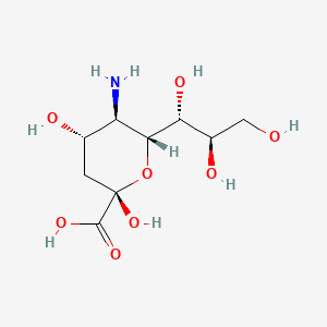 molecular formula C9H17NO8 B1605213 beta-Neuraminic acid CAS No. 497-43-8