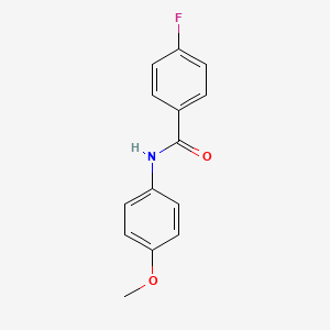 molecular formula C14H12FNO2 B1605216 4-fluoro-N-(4-methoxyphenyl)benzamide CAS No. 33489-70-2