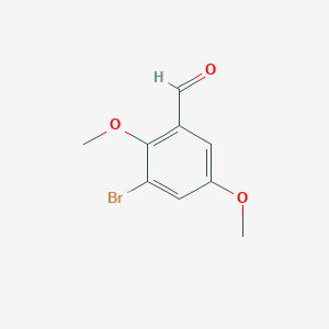 molecular formula C9H9BrO3 B1605219 3-Bromo-2,5-dimethoxybenzaldehyde CAS No. 68216-65-9