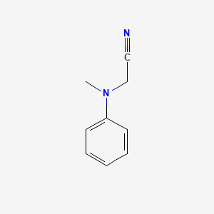 molecular formula C9H10N2 B1605225 [Methyl(phenyl)amino]acetonitrile CAS No. 36602-08-1