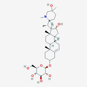 molecular formula C34H57NO8 B160525 Pingbeininoside CAS No. 131984-90-2