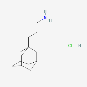 molecular formula C13H24ClN B1605250 1-(3-AMINOPROPYL)ADAMANTANE HYDROCHLORIDE CAS No. 31897-98-0