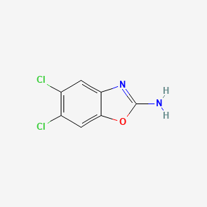 molecular formula C7H4Cl2N2O B1605255 5,6-dichloro-1,3-benzoxazol-2-amine CAS No. 64037-12-3