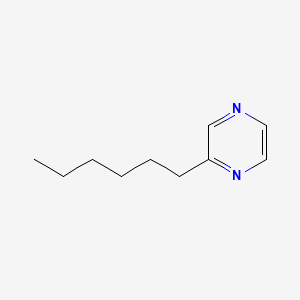 molecular formula C10H16N2 B1605258 2-hexylpyrazine CAS No. 28217-91-6