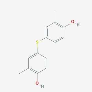 molecular formula C14H14O2S B160526 Bis(4-hydroxy-3-methylphenyl) Sulfide CAS No. 24197-34-0