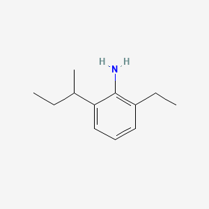 molecular formula C12H19N B1605264 2-Ethyl-6-sec-butylaniline CAS No. 71758-10-6