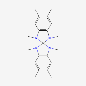 molecular formula C21H28N4 B1605272 1,1'3,3',5,5'6,6'-Octamethyl-2,2'-spiro(2,3-dihydro-1H-benzimidazole CAS No. 99643-38-6