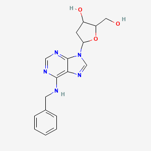 molecular formula C17H19N5O3 B1605274 N6-Benzyl-2-deoxyadenosine CAS No. 37113-47-6