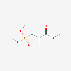 molecular formula C7H15O5P B1605275 Methyl 3-(dimethoxyphosphoryl)-2-methylpropanoate CAS No. 33771-60-7
