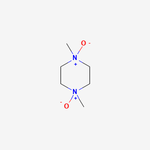 molecular formula C6H14N2O2 B1605279 1,4-Dimethyl-1,4-dioxidopiperazine-1,4-diium CAS No. 35190-65-9