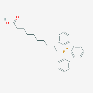 molecular formula C28H34O2P+ B160529 (9-Carboxynonyl)triphenylphosphonium CAS No. 779282-36-9