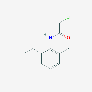 molecular formula C12H16ClNO B1605290 2-Chloro-N-[2-methyl-6-(propan-2-yl)phenyl]acetamide CAS No. 20781-87-7
