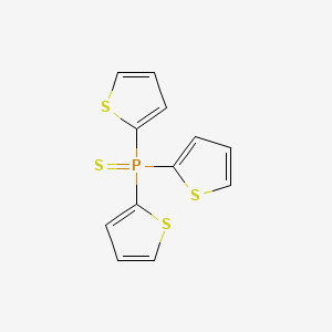 molecular formula C12H9PS4 B1605294 Tri(2-thienyl)phosphine sulphide CAS No. 24111-71-5