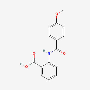 molecular formula C15H13NO4 B1605301 2-[(4-甲氧基苯甲酰)氨基]苯甲酸 CAS No. 34425-86-0