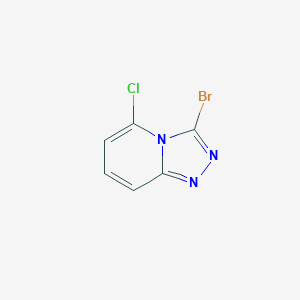molecular formula C6H3BrClN3 B1605302 3-Bromo-5-chloro-[1,2,4]triazolo[4,3-a]pyridine CAS No. 66999-64-2