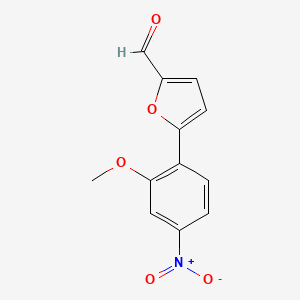 molecular formula C12H9NO5 B1605311 5-(2-Methoxy-4-nitrophenyl)furan-2-carbaldehyde CAS No. 299202-82-7