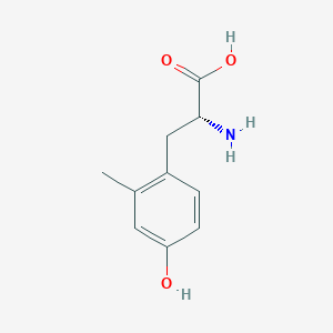 molecular formula C10H13NO3 B1605312 (2R)-2-amino-3-(4-hydroxy-2-methylphenyl)propanoic acid CAS No. 128573-13-7