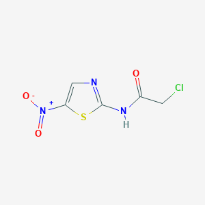 molecular formula C5H4ClN3O3S B1605318 2-Chloro-n-(5-nitro-thiazol-2-yl)-acetamide CAS No. 50772-59-3