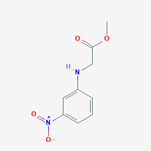 molecular formula C9H10N2O4 B1605320 N-(3-NITROPHENYL)GLYCINE METHYL ESTER CAS No. 5389-83-3