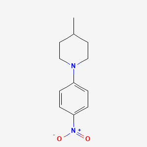 molecular formula C12H16N2O2 B1605324 4-Methyl-1-(4-nitrophenyl)piperidine CAS No. 78019-77-9
