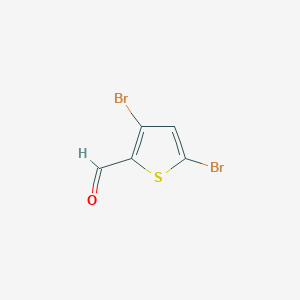 molecular formula C5H2Br2OS B1605327 3,5-Dibromothiophene-2-carbaldehyde CAS No. 23688-07-5