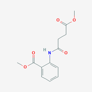 molecular formula C13H15NO5 B1605329 Methyl 2-(4-methoxy-4-oxobutanamido)benzoate CAS No. 59868-50-7