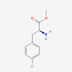 molecular formula C10H12ClNO2 B1605330 4-Chloro-L-phenylalanine methyl ester CAS No. 68759-85-3