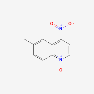 molecular formula C10H8N2O3 B1605342 6-Methyl-4-nitroquinoline 1-oxide CAS No. 715-48-0