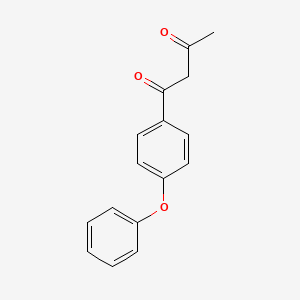 molecular formula C16H14O3 B1605344 1-(4-Phenoxyphenyl)butane-1,3-dione CAS No. 56290-49-4