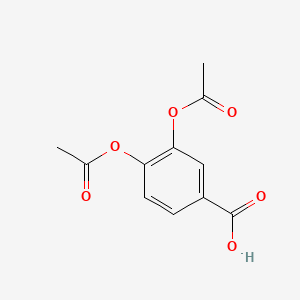 molecular formula C11H10O6 B1605348 3,4-Diacetoxybenzoic acid CAS No. 58534-64-8