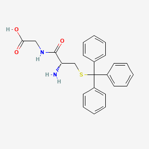 (R)-2-(2-amino-3-(tritylthio)propanamido)acetic acid