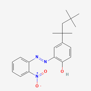 molecular formula C20H25N3O3 B1605365 Phenol, 2-[(2-nitrophenyl)azo]-4-(1,1,3,3-tetramethylbutyl)- CAS No. 51656-57-6