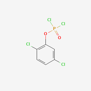 molecular formula C6H3Cl4O2P B1605367 2,5-Dichlorophenyl dichlorophosphate CAS No. 53676-18-9