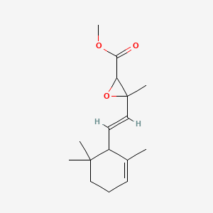molecular formula C16H24O3 B1605371 Methyl alpha ionone glycidate CAS No. 67905-40-2