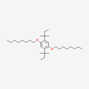 molecular formula C32H58O2 B1605376 1,4-Bis(1,1-Dimethylpropyl)-2,5-bis(octyloxy)benzene CAS No. 70544-46-6