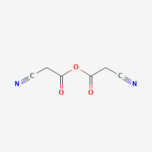 molecular formula C6H4N2O3 B1605380 Cyanoacetic acid anhydride CAS No. 70776-23-7