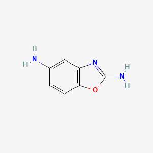 molecular formula C7H7N3O B1605387 2,5-Diaminobenzoxazole CAS No. 64037-26-9