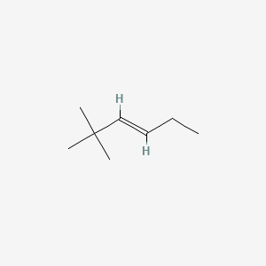 molecular formula C8H16 B1605396 2,2-Dimethylhex-3-ene CAS No. 3123-93-1
