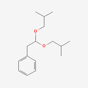 molecular formula C16H26O2 B1605398 [2,2-双(2-甲基丙氧基)乙基]苯 CAS No. 68345-22-2