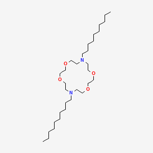 molecular formula C32H66N2O4 B1605400 7,16-Didecyl-1,4,10,13-tetraoxa-7,16-diazacyclooctadecane CAS No. 79495-97-9
