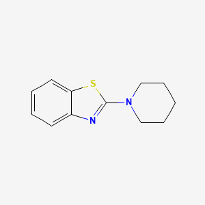 molecular formula C12H14N2S B1605405 2-Piperidinobenzothiazole CAS No. 2851-08-3