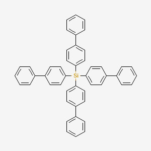 molecular formula C48H36Si B1605409 Tetrakis(4-biphenylyl)silane CAS No. 3352-54-3