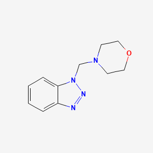 molecular formula C11H14N4O B1605415 (4-MORPHOLINYLMETHYL)BENZOTRIAZOLE CAS No. 5472-71-9