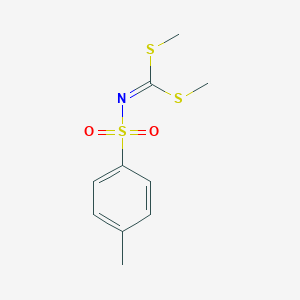 molecular formula C10H13NO2S3 B160542 N-[Bis(methylthio)methylene]-p-toluenesulfonamide CAS No. 2651-15-2