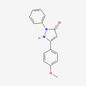 3-(4-methoxyphenyl)-1-phenyl-1H-pyrazol-5-ol