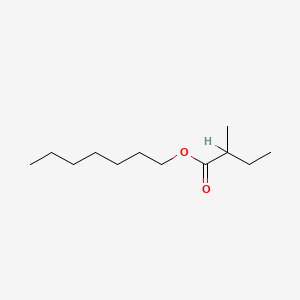 molecular formula C12H24O2 B1605429 Heptyl 2-methylbutyrate CAS No. 50862-12-9