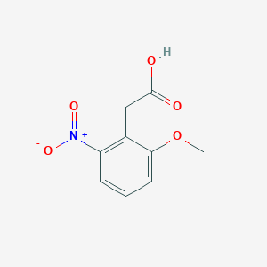 molecular formula C9H9NO5 B1605431 2-Methoxy-6-nitrophenylacetic acid CAS No. 20876-28-2