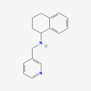 (Pyridin-3-ylmethyl)1,2,3,4-tetrahydronaphthalen-1-ylamine